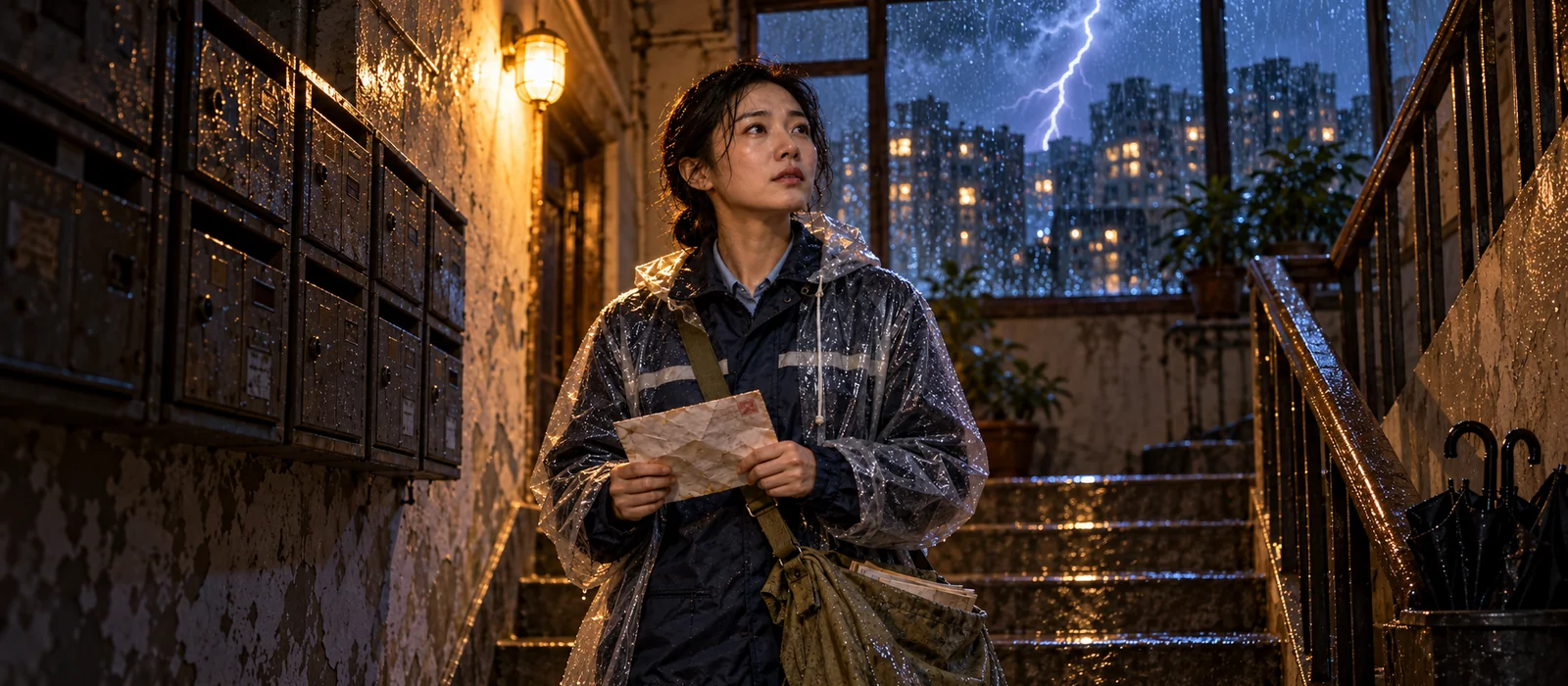 黄果短剧《雨停前的末班信》一封末班退信解开邻里心结